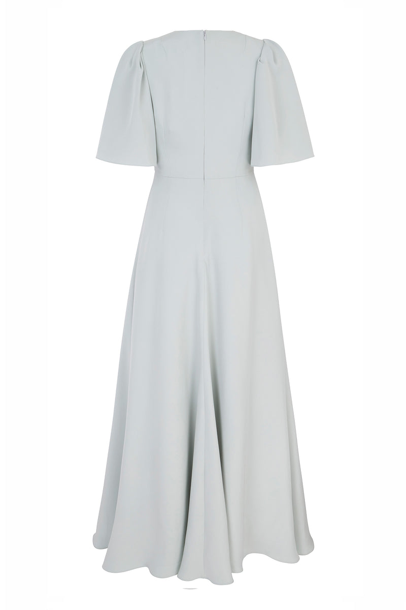 Load image into Gallery viewer, Holland Dress Celadon Green Silk Cady
