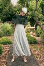 Load image into Gallery viewer, Holland Dress Celadon Green Silk Cady