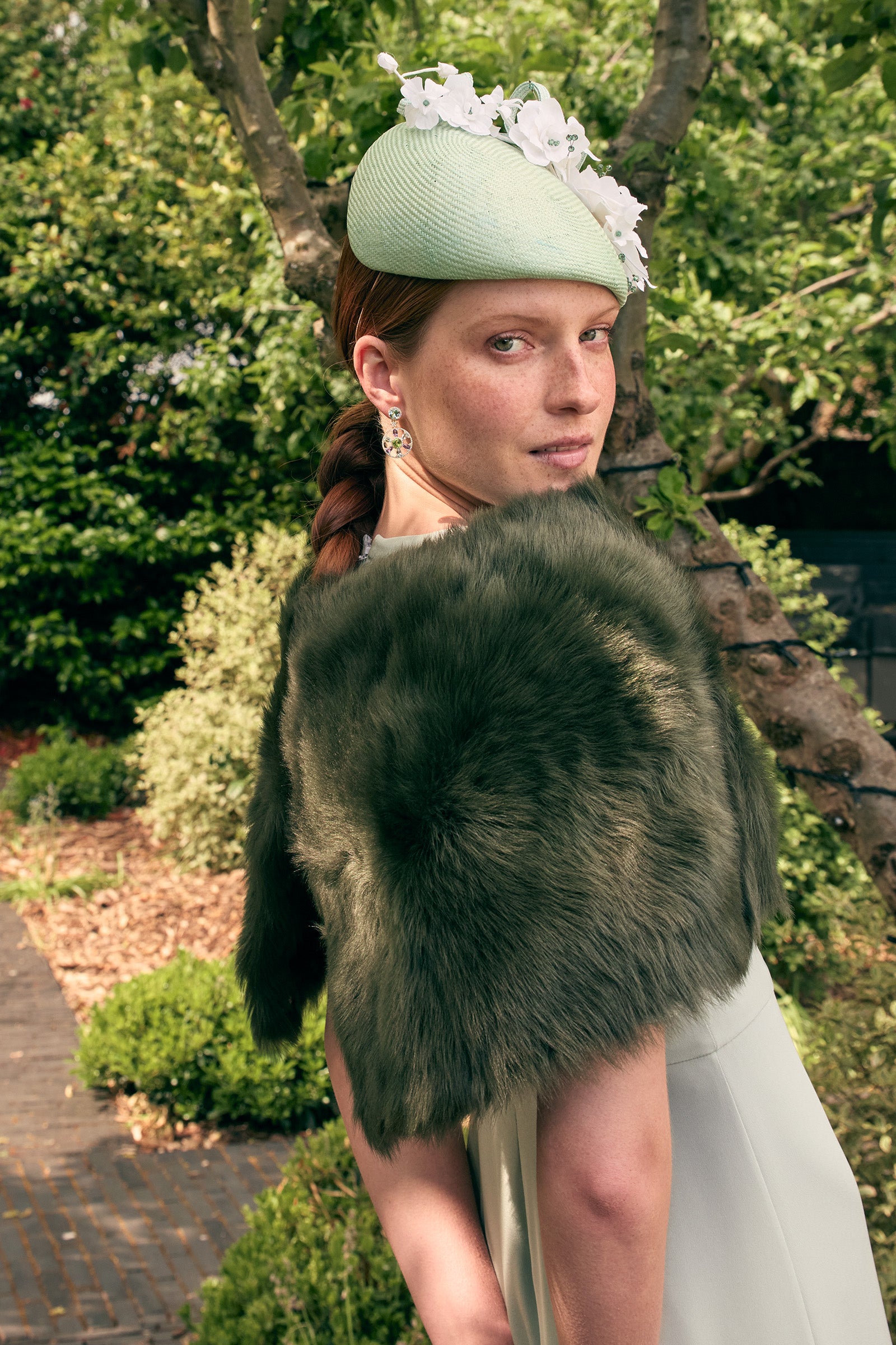 Holland Dress Celadon Green Silk Cady