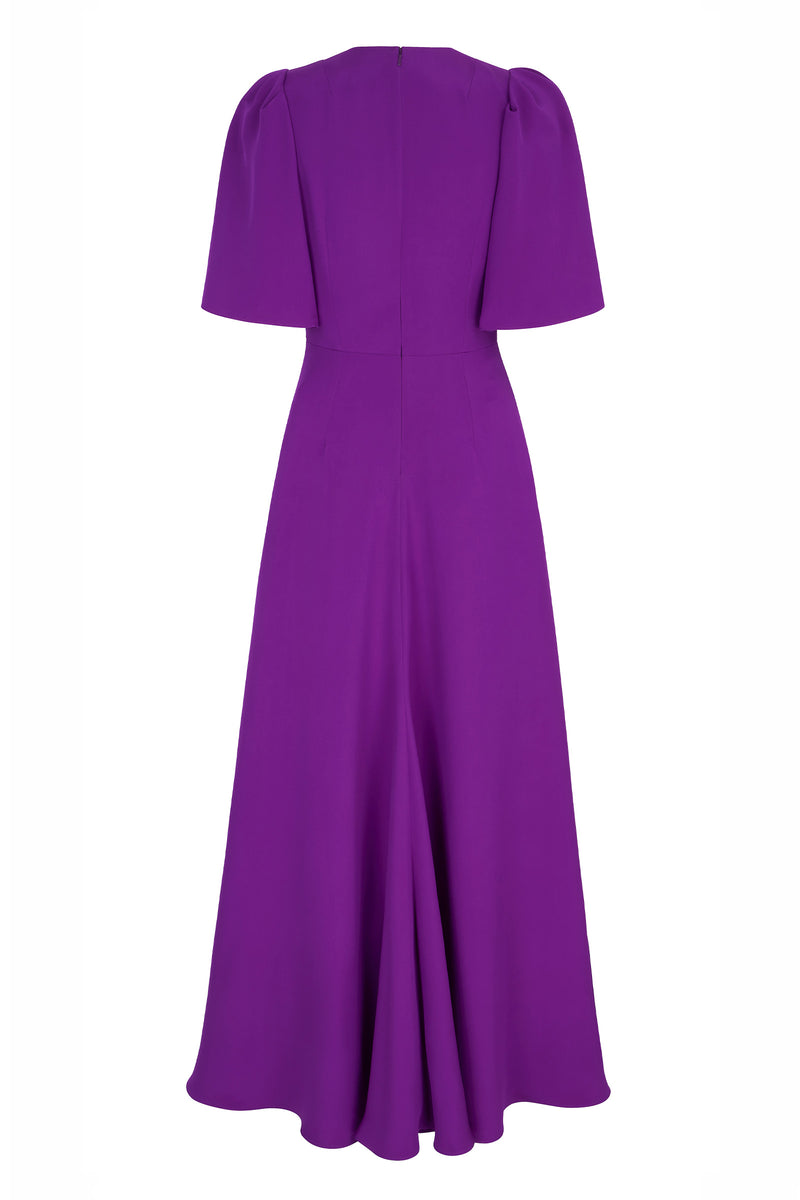 Load image into Gallery viewer, Holland Dress Violet Silk Cady