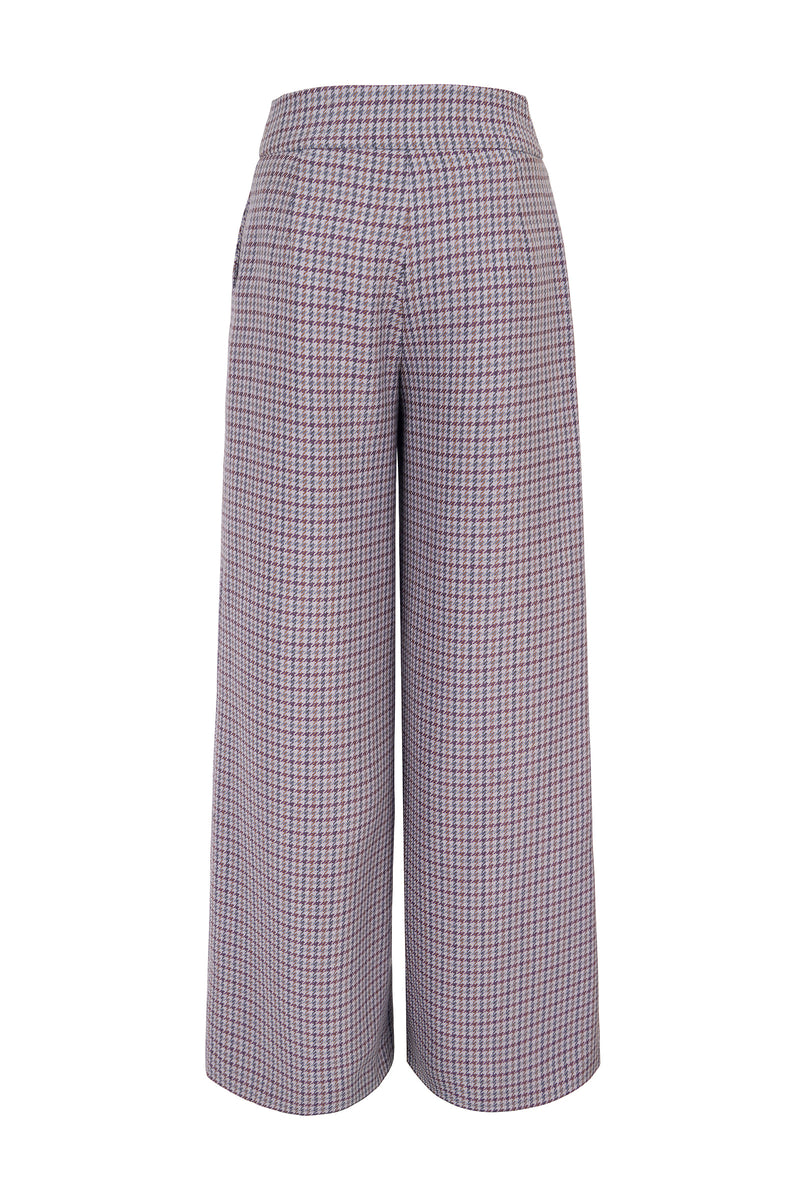 Load image into Gallery viewer, Brooklyn Trousers Checked Houndstooth Tweed