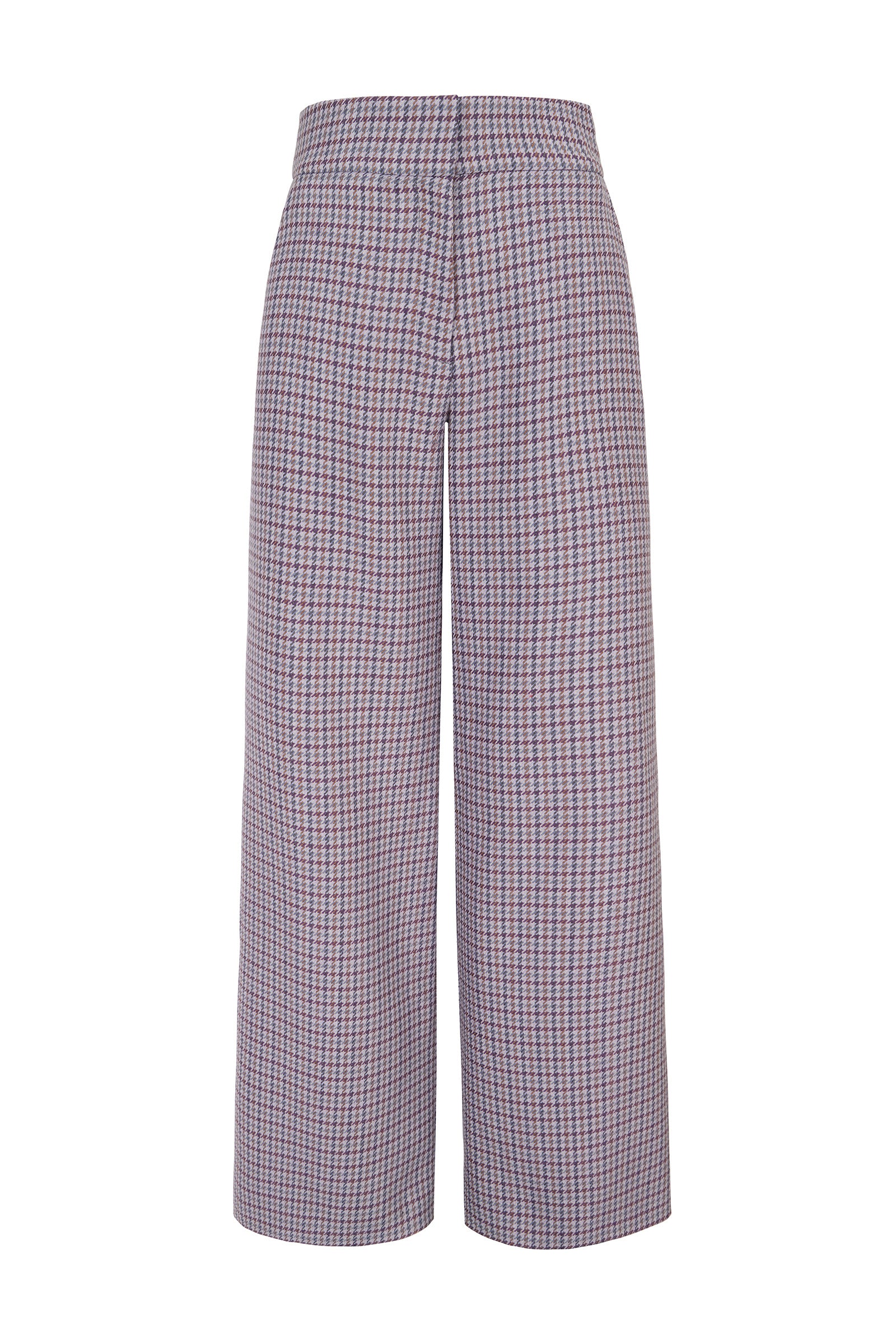 Brooklyn Trousers Checked Houndstooth Tweed