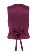 Load image into Gallery viewer, Tuxedo Waistcoat Checked Houndstooth Tweed