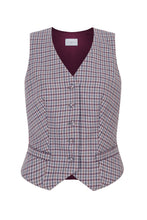 Load image into Gallery viewer, Tuxedo Waistcoat Checked Houndstooth Tweed