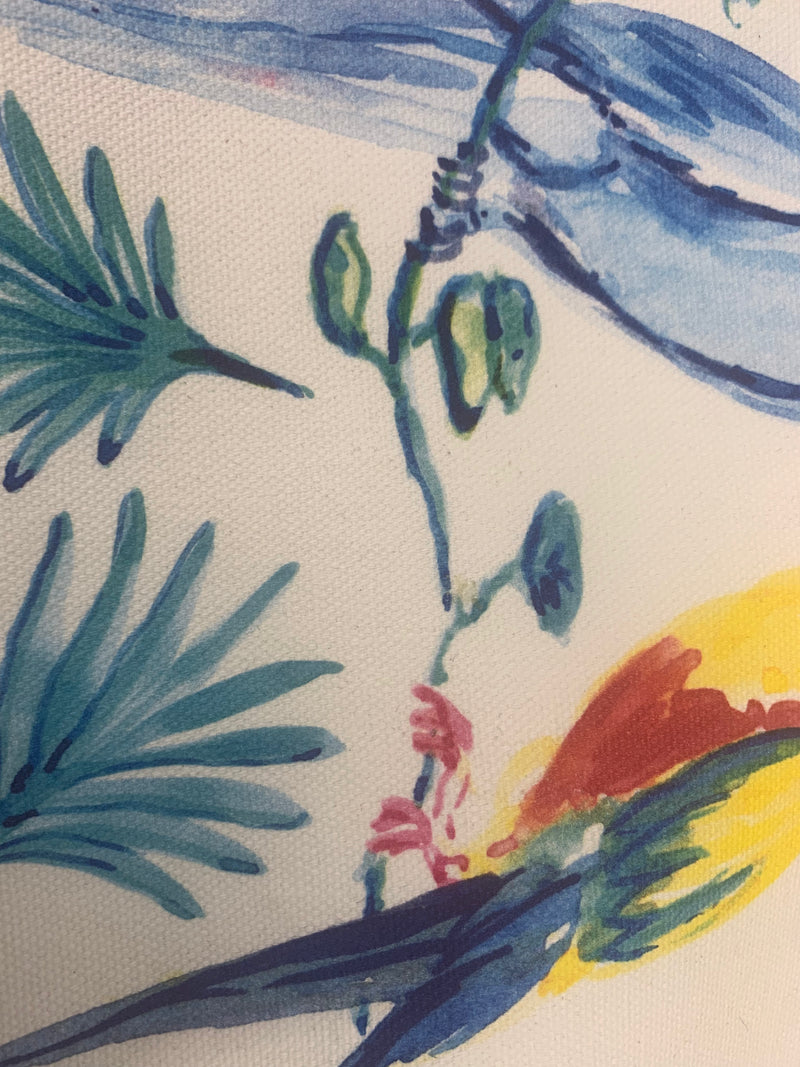Load image into Gallery viewer, Tropical Caribbean Canvas Tote Bag x Susannah Garrod - ARCHIVE SALE