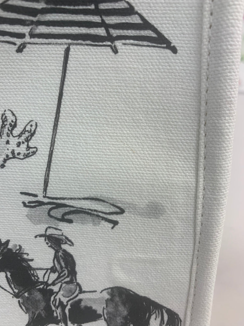 Load image into Gallery viewer, Bahamas Canvas Tote Bag x Susannah Garrod - ARCHIVE SALE