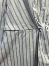 Load image into Gallery viewer, Priscilla Striped Shirt Dress White and Blue ARCHIVE SALE