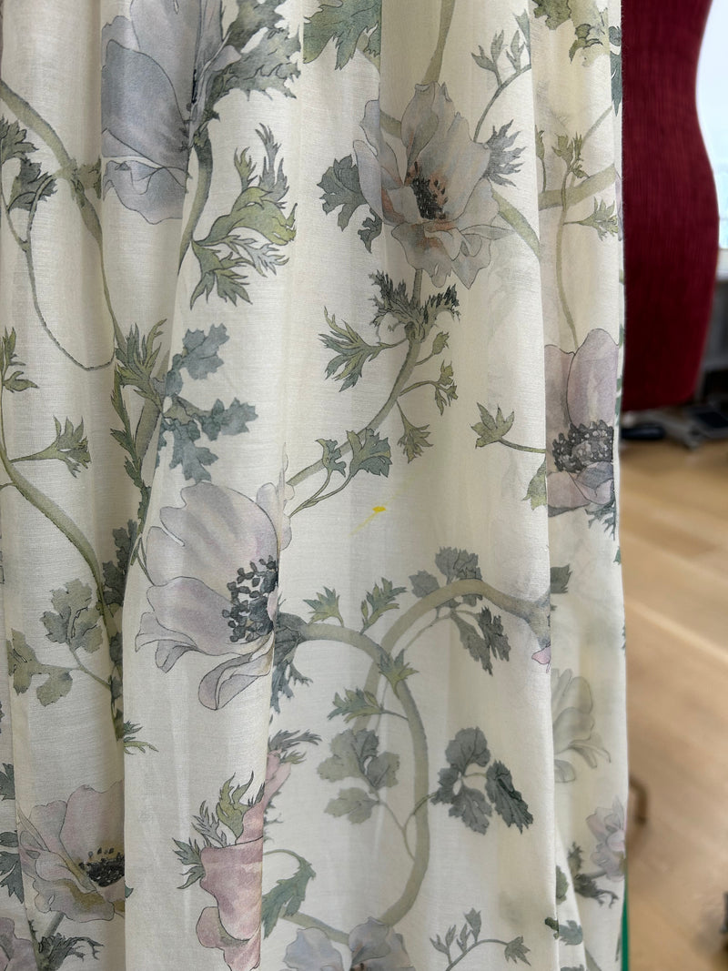 Load image into Gallery viewer, Julia Dress Lemon Anemone Floral ARCHIVE SALE