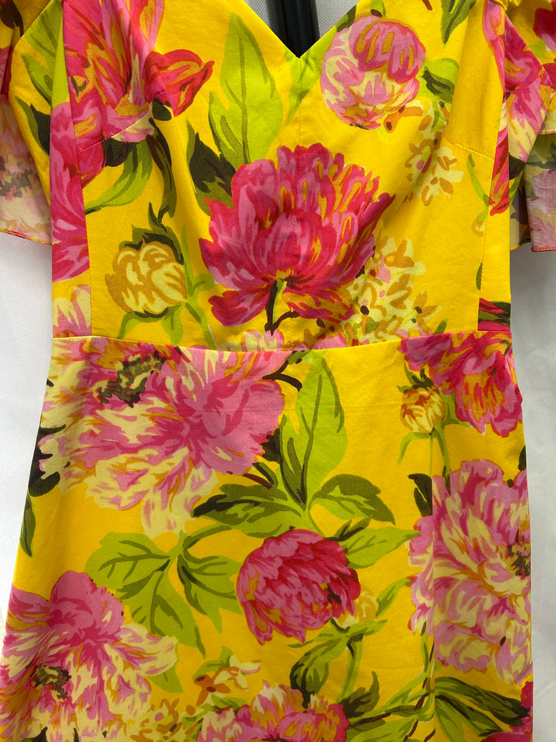 Load image into Gallery viewer, Fitzgerald Dress Mimosa Print ARCHIVE SALE