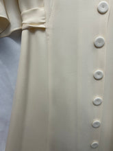 Load image into Gallery viewer, Florence Cape Dress Silk Crepe Vanilla - ARCHIVE SALE