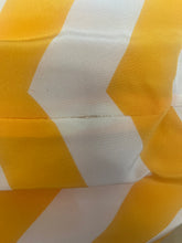 Load image into Gallery viewer, Palm Beach Halter Dress Yellow Chevron - ARCHIVE SALE