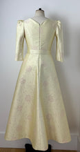 Load image into Gallery viewer, Evelyn Dress Yellow Dandelion Jacquard - ARCHIVE SALE