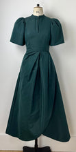 Load image into Gallery viewer, Delphine Dress Forest Green Faille - ARCHIVE SALE