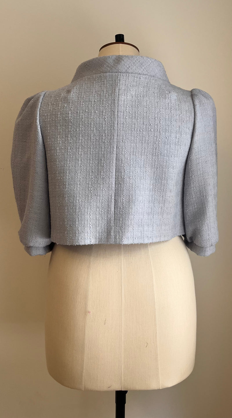 Load image into Gallery viewer, Harrogate Jacket Tweed Dusty Blue - ARCHIVE SALE