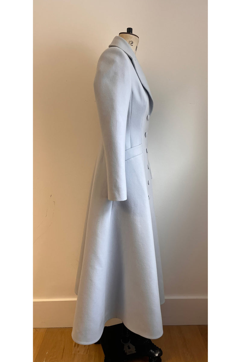 Load image into Gallery viewer, Alabama Coat Ice Blue Cashmere ARCHIVE SALE