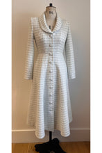 Load image into Gallery viewer, Boston Coat Dress Eucalyptus Tweed - ARCHIVE SALE