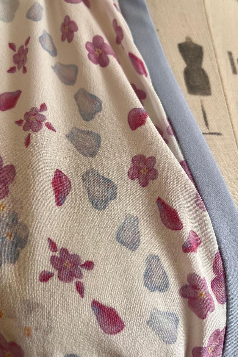 Load image into Gallery viewer, Gabriella Silk Tea Dress Forget-Me-Not ARCHIVE SALE