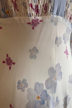 Load image into Gallery viewer, Gabriella Silk Tea Dress Forget-Me-Not ARCHIVE SALE