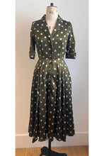 Load image into Gallery viewer, Edith Polka Dot Shirt Dress ARCHIVE SALE