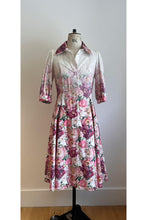 Load image into Gallery viewer, Ombre Floral Cotton Shirt Dress ARCHIVE SALE