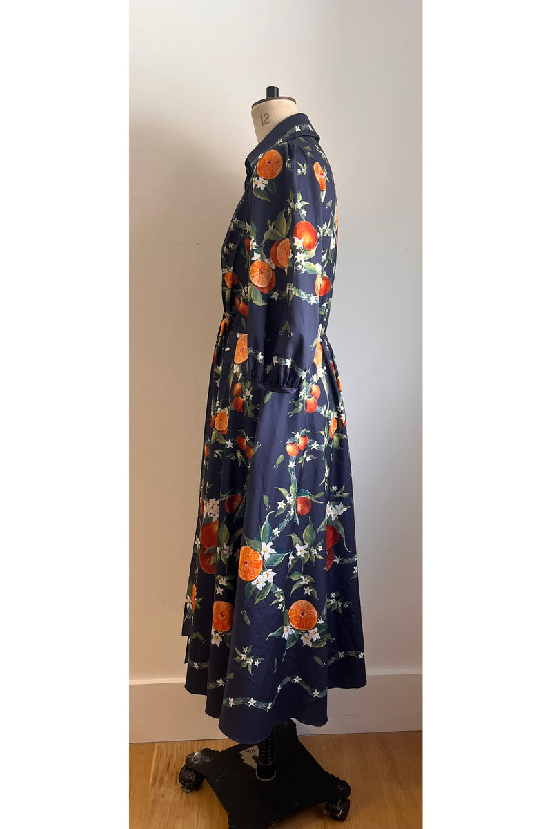 Load image into Gallery viewer, Sacramento Shirt Dress Oranges ARCHIVE SALE
