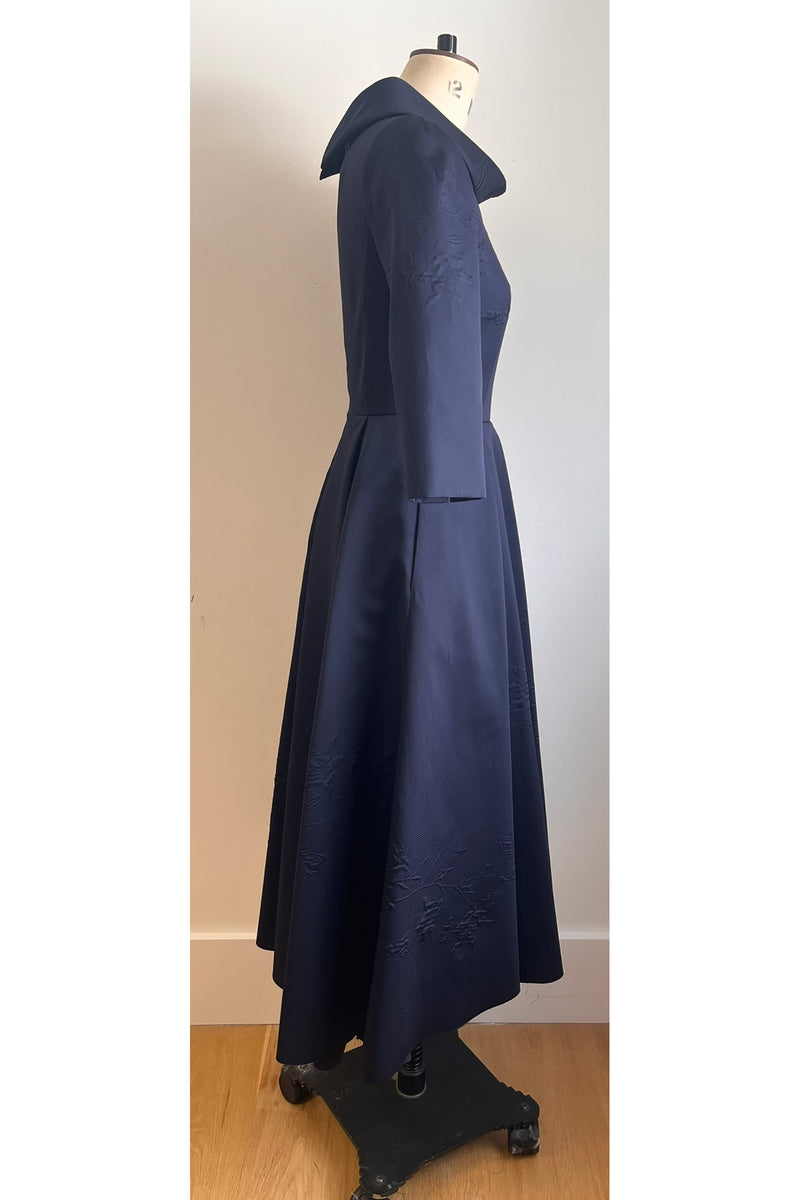 Load image into Gallery viewer, Obsession Midi Dress Navy - ARCHIVE SALE