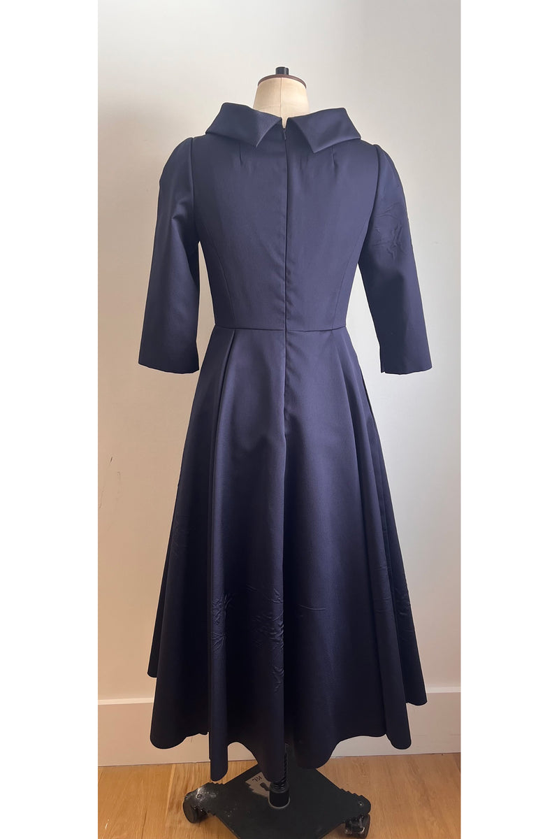 Load image into Gallery viewer, Obsession Midi Dress Navy - ARCHIVE SALE
