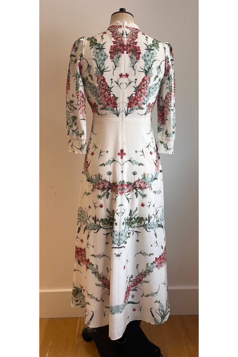 Load image into Gallery viewer, Gabriella Silk Tea Dress Larkspur ARCHIVE SALE