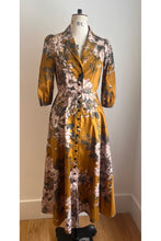 Load image into Gallery viewer, Edith Ochre Floral Shirt Dress ARCHIVE SALE