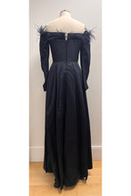 Load image into Gallery viewer, Feather Zoe Gown Navy ARCHIVE SALE