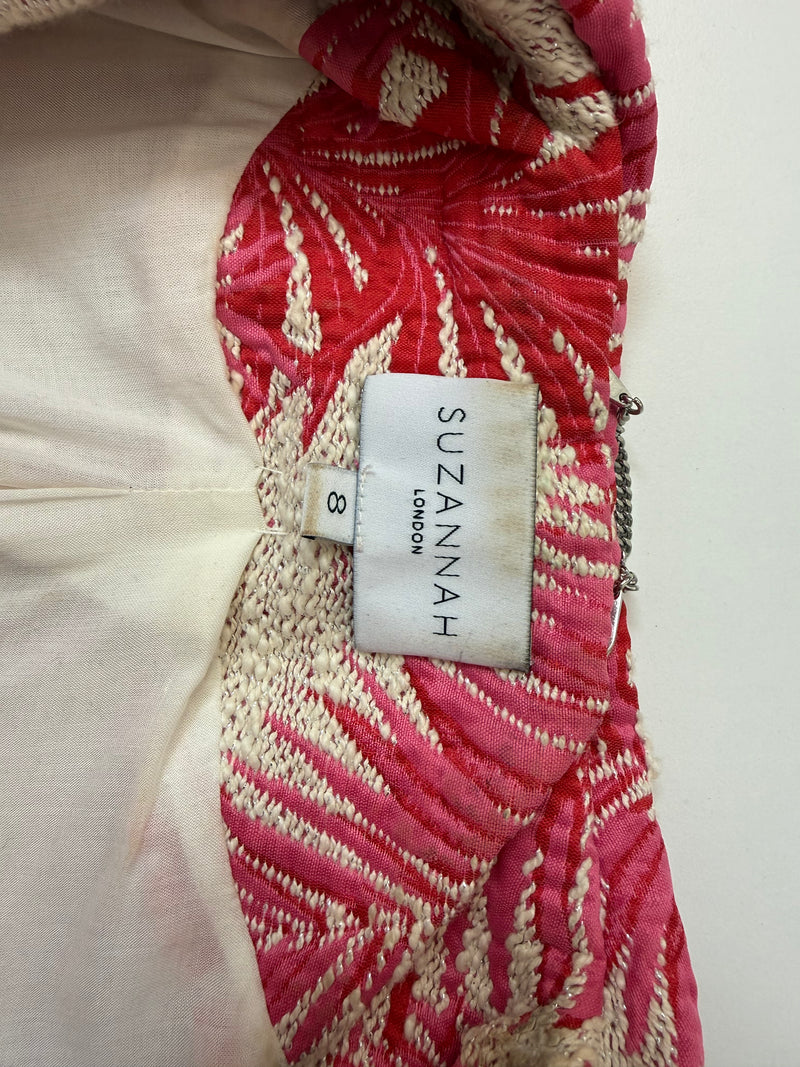 Load image into Gallery viewer, Remy Cropped Jacket Palm Jacquard - ARCHIVE SALE