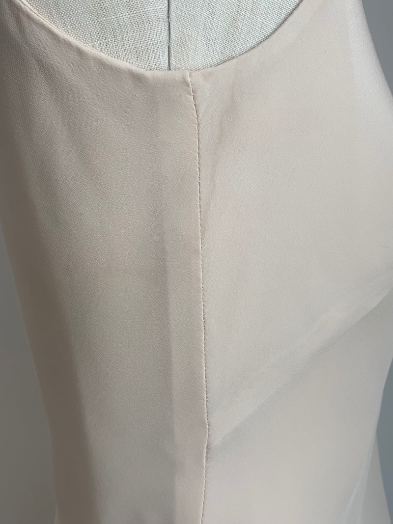 Load image into Gallery viewer, Hight Neck Silk Camisole Nude ARCHIVE SALE