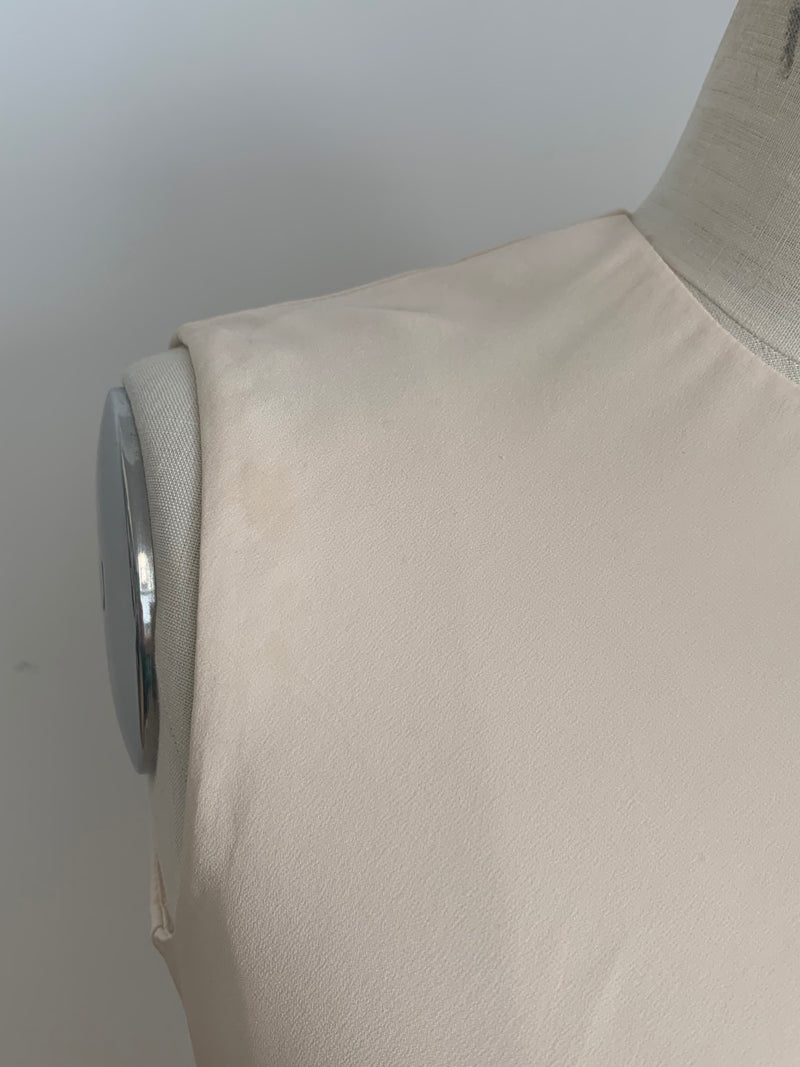Load image into Gallery viewer, Hight Neck Silk Camisole Nude ARCHIVE SALE