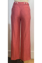 Load image into Gallery viewer, Rappalo Raspberry Luxe Linen Trousers ARCHIVE SALE