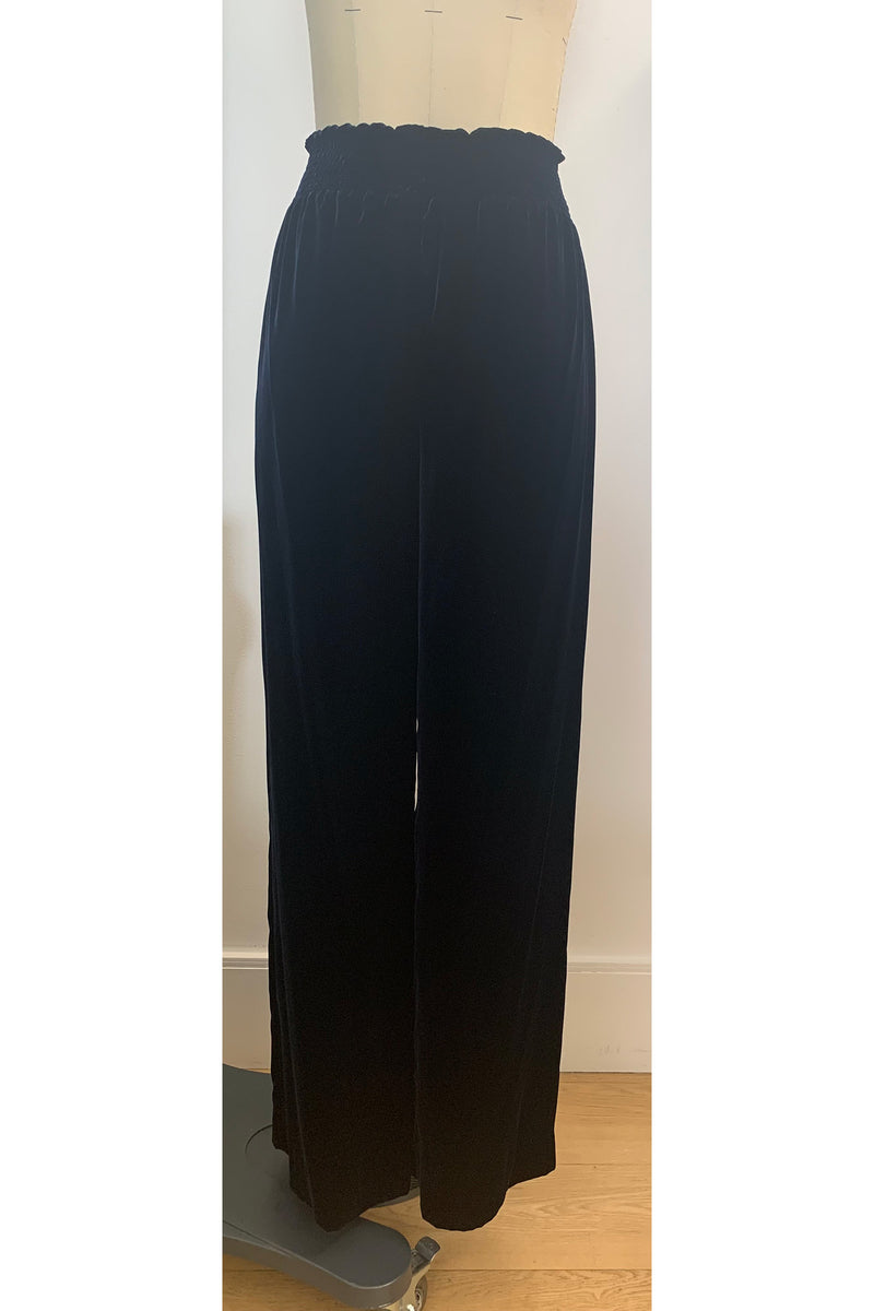 Load image into Gallery viewer, Velvet Wide Leg Trouser - ARCHIVE SALE