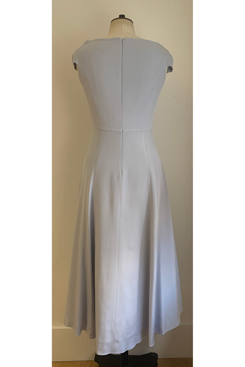 Load image into Gallery viewer, Silk Crepe Dress Ceil Blue - ARCHIVE SALE