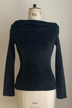 Load image into Gallery viewer, High Neck Stretch Metallic Top ARCHIVE SALE