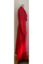 Load image into Gallery viewer, Prue Formal Coat Dress Red Wool Crepe ARCHIVE SALE