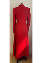 Load image into Gallery viewer, Prue Formal Coat Dress Red Wool Crepe ARCHIVE SALE