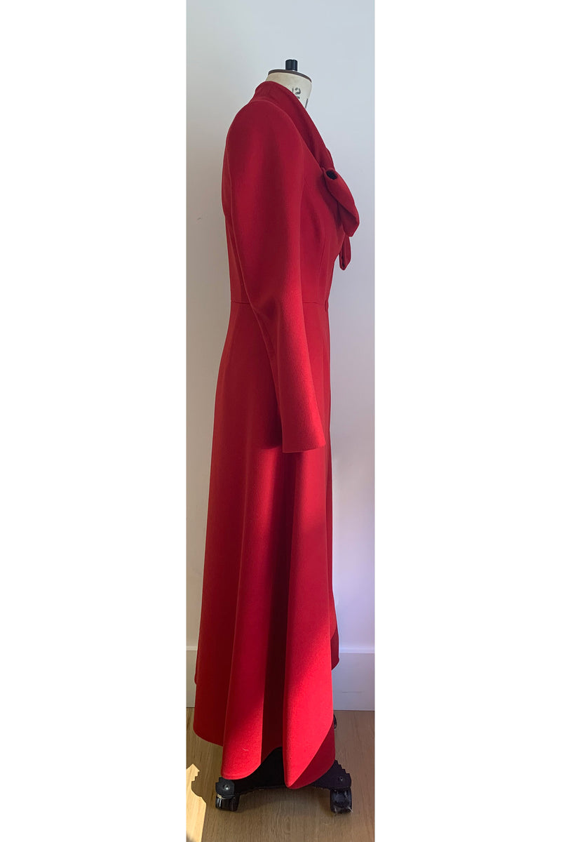 Load image into Gallery viewer, Prue Formal Coat Dress Red Cashmere ARCHIVE SALE