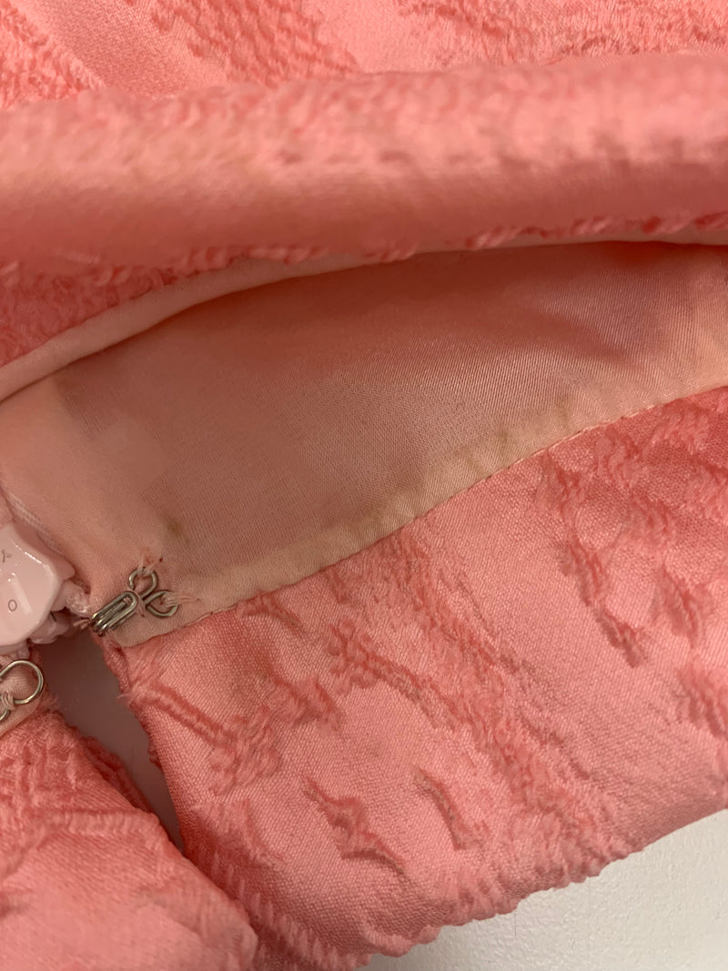 Load image into Gallery viewer, Clara Set Coral Geometric Cloqué - ARCHIVE SALE
