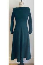 Load image into Gallery viewer, Oona Cloque Dress Green ARCHIVE SALE