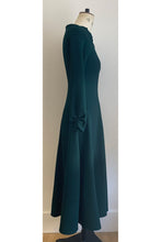 Load image into Gallery viewer, Oona Cloque Dress Green ARCHIVE SALE