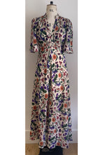 Load image into Gallery viewer, Silk Tea Dress Meadow Floral - ARCHIVE SALE