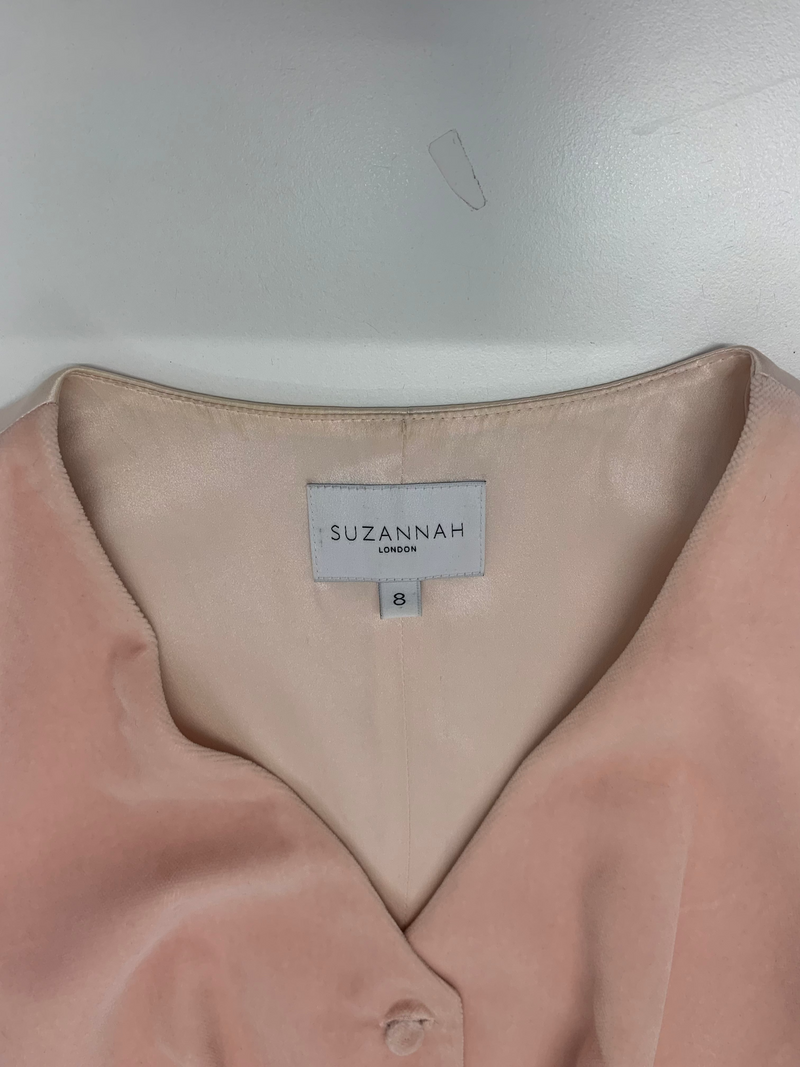 Load image into Gallery viewer, Brooklyn 3 Piece Set Blush Pink Velvet - ARCHIVE SALE