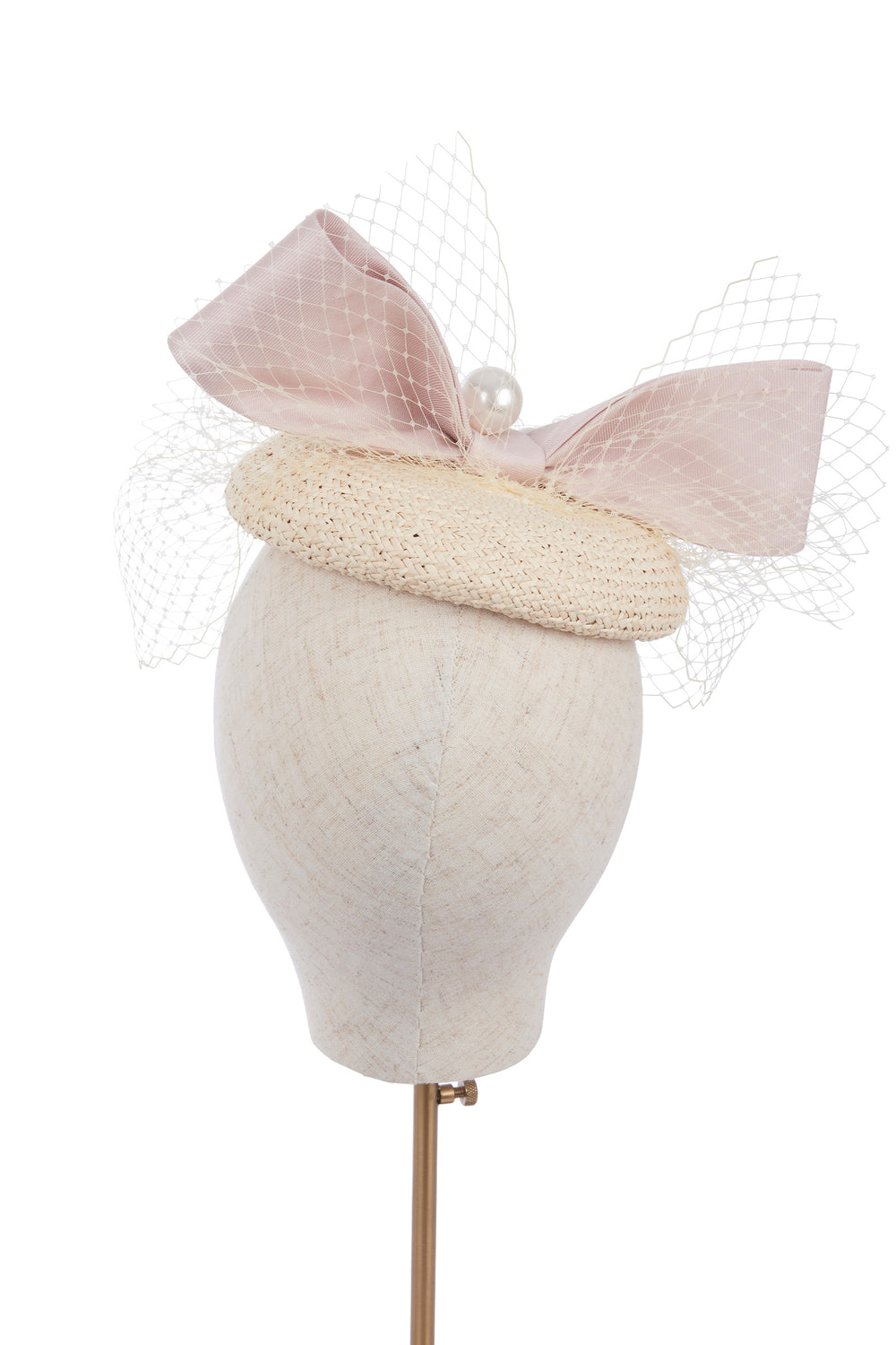 Load image into Gallery viewer, Isla Pearl Beret Pink x Ruth Ravenscroft