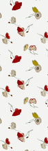 Load image into Gallery viewer, Ivory Vintage Poppy Crepe De Chine
