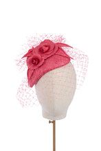 Load image into Gallery viewer, Jitterbug Straw Cocktail Hat x Edwina Ibbotson