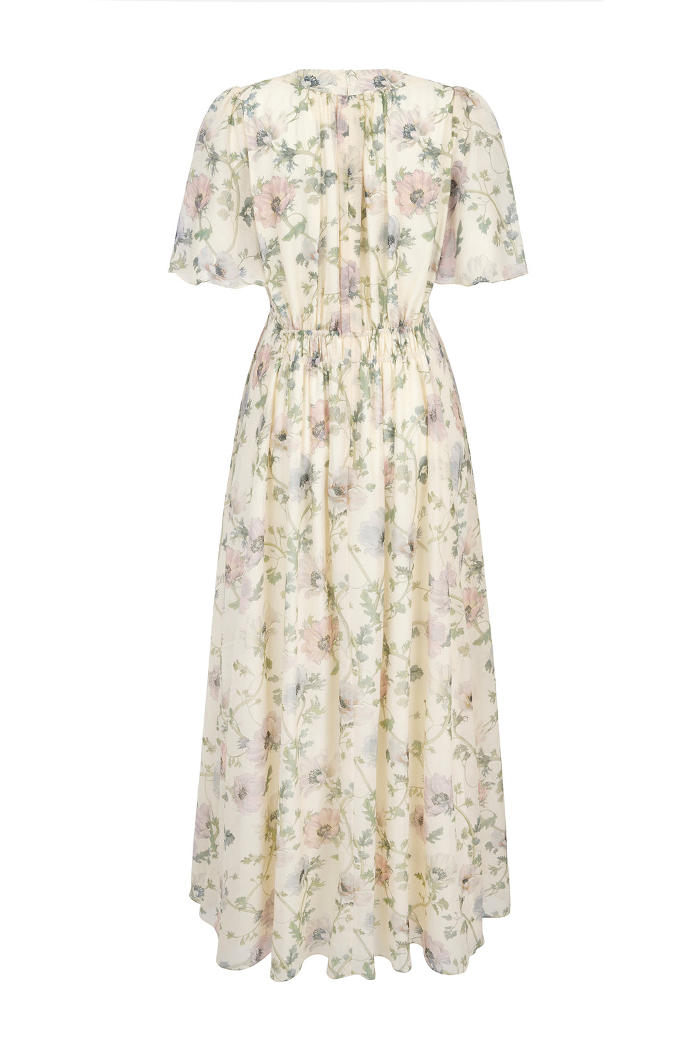 Load image into Gallery viewer, Julia Dress Lemon Anemone Floral