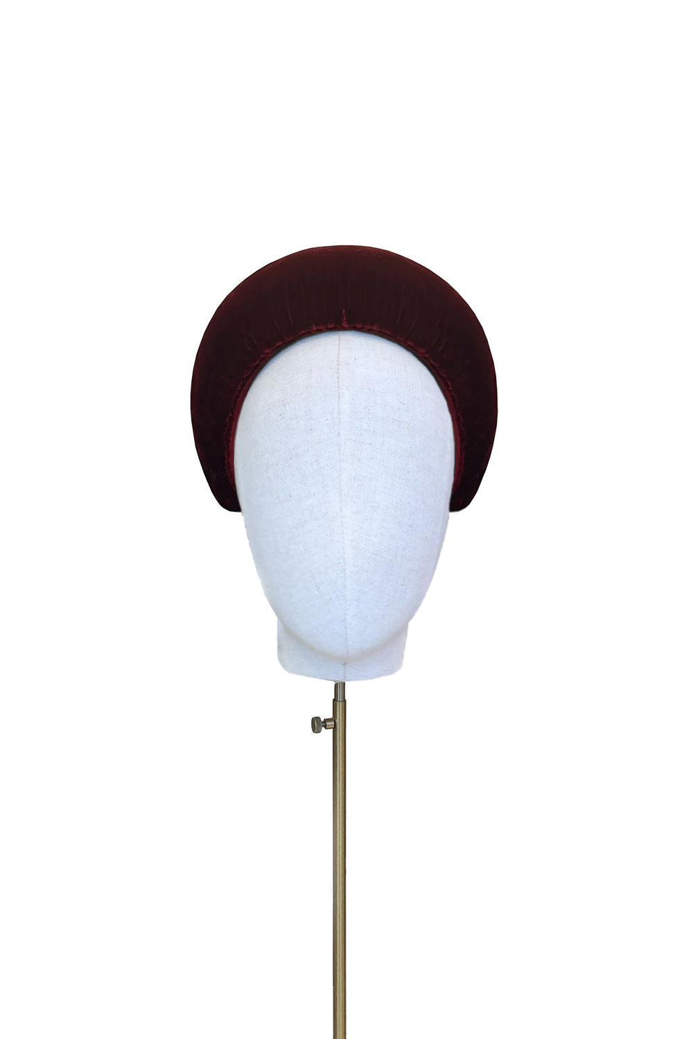 Load image into Gallery viewer, Jumelle Headband Claret Velvet x Ruth Ravenscroft